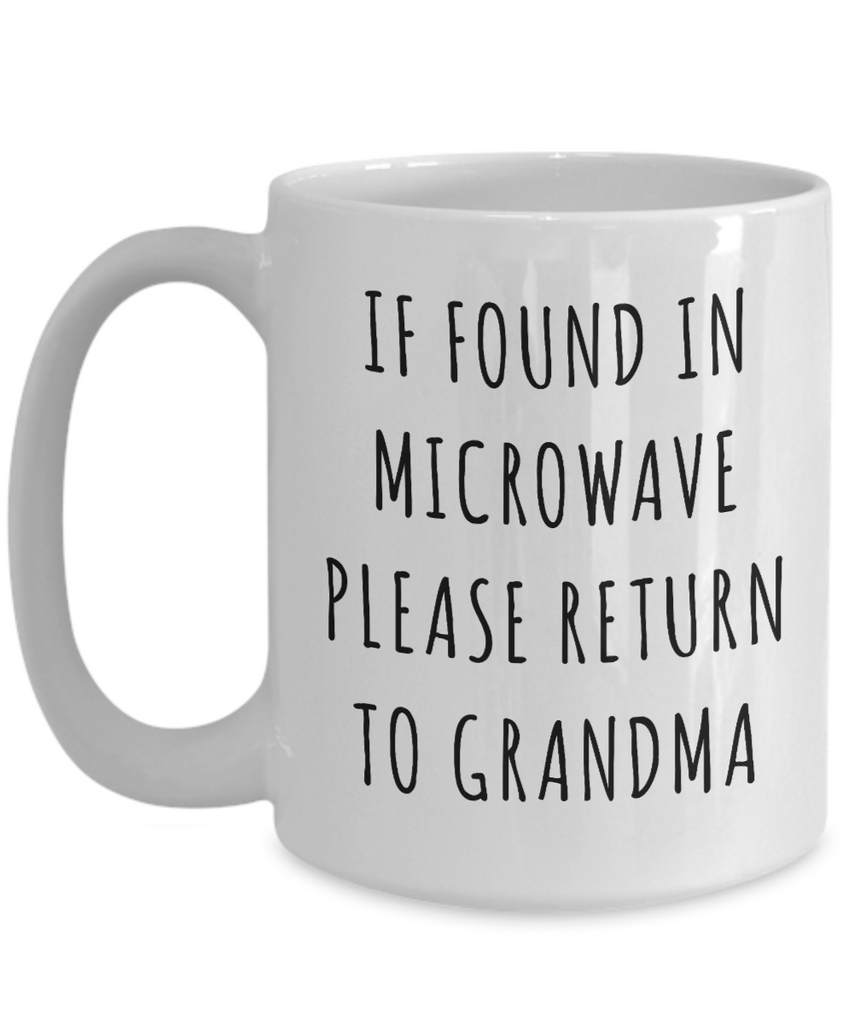 Coffee mug found in microwave funny mug