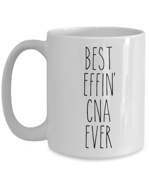 CNA Cup, CNA Mug, CNA Gifts, CNA Gift, Gifts for CNA, Best Effin CNA Ever Coffee Cup