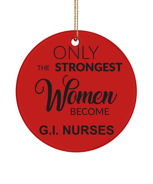 Gi Nurse Gift, Gastro Nurse, Endo Nurse, Endoscopy Nurse, Gastroenterologist, Colonoscopy Endoscopy Rn, G.I Nurses Christmas Ornament