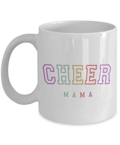 Cheer Mama, Cheer Mom Gift, Cheer Mom Mug, Mother's Day, Gift for Mom, Cheer Coach Gift, Coffee Cup