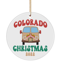 Colorado Ornament, Colorado Gift, Colorado Gifts, Mountain Ornament, Travel Ornament, Denver Colorado, Aspen Colorado