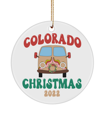 Colorado Ornament, Colorado Gift, Colorado Gifts, Mountain Ornament, Travel Ornament, Denver Colorado, Aspen Colorado