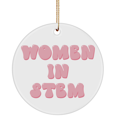 Women in Stem Gift, Women in Stem, Stem Ornament, Stem Gift, Woman in Stem, Stem Teacher Gift