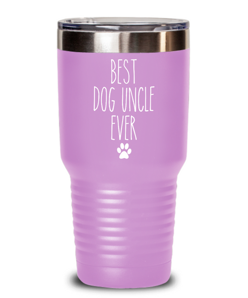 Best Dog Uncle Ever Insulated Drink Tumbler Travel Cup Funny Coworker Gifts