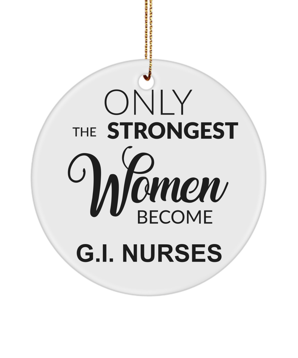 Gi Nurse Gift, Gastro Nurse, Endo Nurse, Endoscopy Nurse, Gastroenterologist, Colonoscopy Endoscopy Rn, G.I Nurses Christmas Ornament