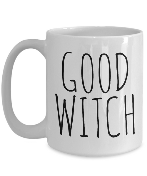 Good Witch Mug Funny Halloween Ceramic Coffee Cup Gifts for Witches-Cute But Rude
