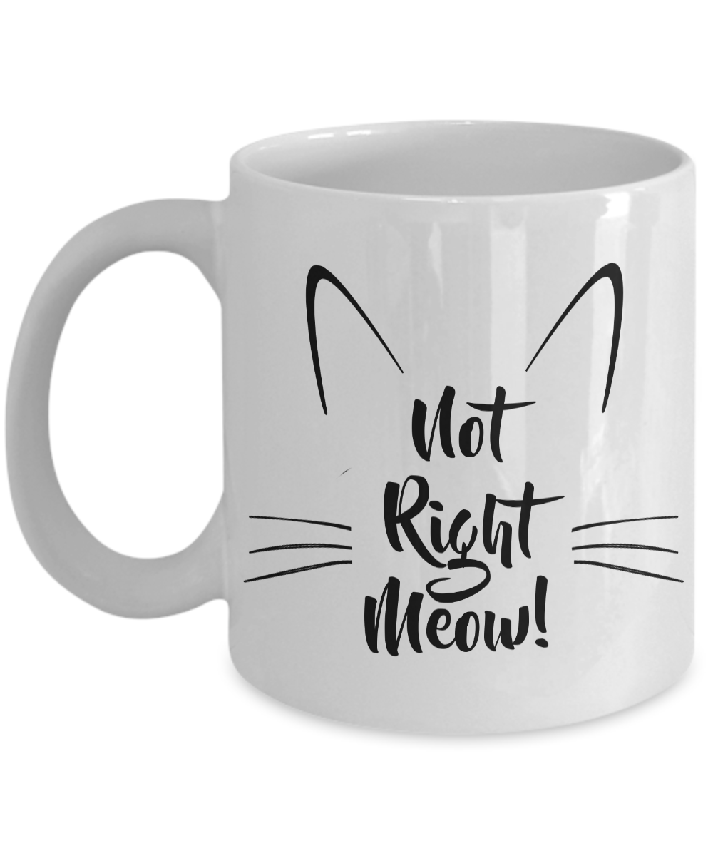 NEW Meow or Never Cat Mug