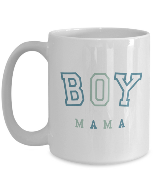 Boy Mama Mug, Mom of Boys, Expectant Mom Gift, Maternity Mug, Mother's Day Gift, Pregnancy Gift, To Mom From Son, Baby Shower Coffee Cup