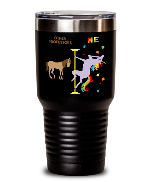 Gift For Professor Rainbow Unicorn Mug Cute Insulated Drink Tumbler Travel Coffee Cup