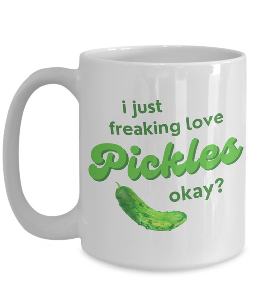 Pickle Mug, Funny Pickle Cup, Pickles, Pickle Gifts, Gift Exchange Idea