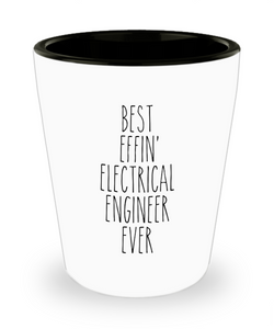 Gift For Electrical Engineer Best Effin' Electrical Engineer Ever Ceramic Shot Glass Funny Coworker Gifts