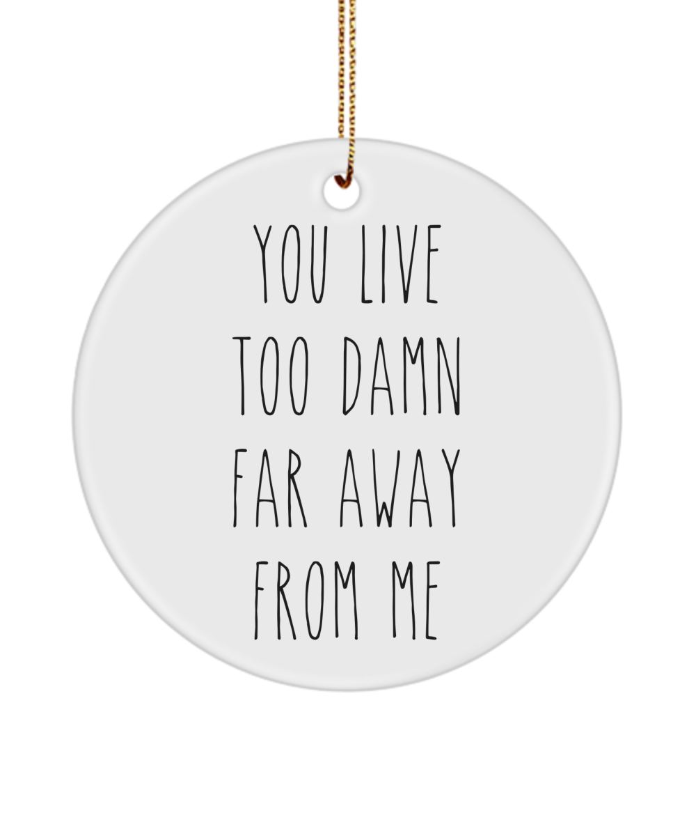 Long Distance Relationship Gift for Boyfriend, Long Distance Best Friend Gift, Long Distance Family, Best Friend Ornament