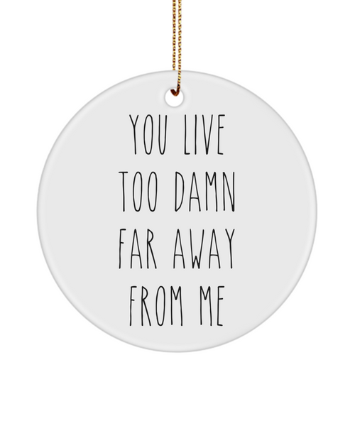 Long Distance Relationship Gift for Boyfriend, Long Distance Best Friend Gift, Long Distance Family, Best Friend Ornament