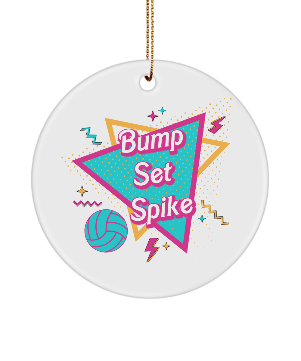 Volleyball Ornament, Bump Set Spike, Volleyball Player Gift, Volleyball Team Gift, Volleyball Gift Idea, Volleyball Mom, Volleyball Coach