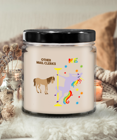 Mail Sorter Gift, Mail Clerk Gifts, Mail Clerk Gift, Other Mail Clerks 9 oz Vanilla Scented Soy Wax Candle