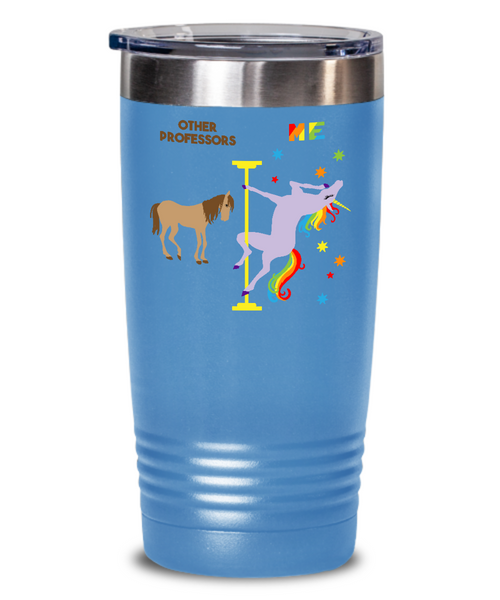 Gift For Professor Rainbow Unicorn Mug Cute Insulated Drink Tumbler Travel Coffee Cup