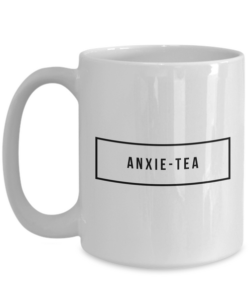 Anxiety Mug Anxietea Ceramic Novelty Coffee Cup-Cute But Rude