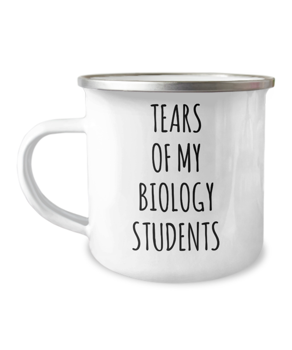 Tears Of My Biology Students Camping Mug Coffee Cup Funny Coworker Gifts