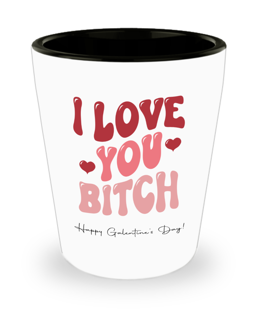 Galentines Day Gift, Galentines Gift, Galentines Day Gifts, Work Bestie, Work Bestie Gift, Gift for BFF, Retro Shot Glass