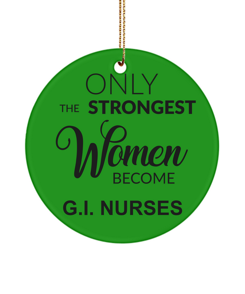 Gi Nurse Gift, Gastro Nurse, Endo Nurse, Endoscopy Nurse, Gastroenterologist, Colonoscopy Endoscopy Rn, G.I Nurses Christmas Ornament