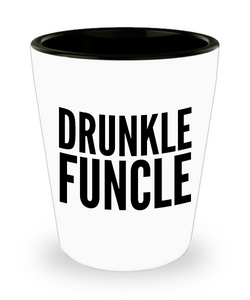 Funcle Shot Glass - Drunkle Funcle Ceramic Shot Glasses Gift