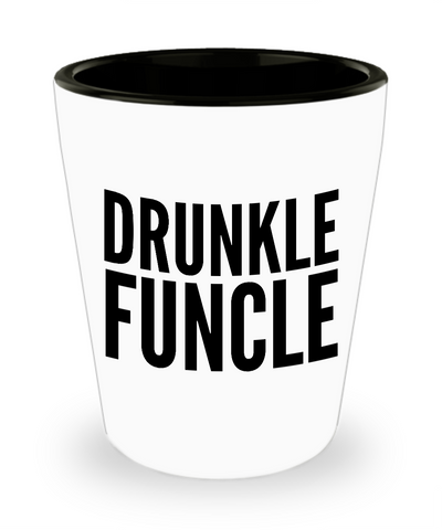 Funcle Shot Glass - Drunkle Funcle Ceramic Shot Glasses Gift