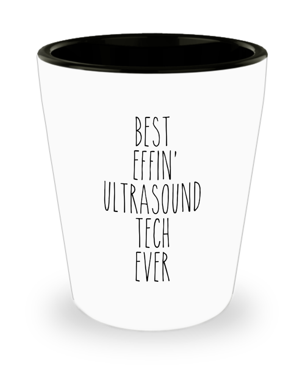 Best Effin Surgical Tech Ever Ceramic Shot Glass Funny Gift