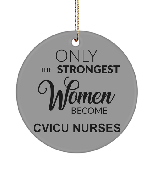 CVICU Nurse Gift, Cardiac Nurse, Cardiology, Cardiologist, CVICU Mug, Cvicu Gifts for Women, Cvicu Nurses Christmas Tree Ornament