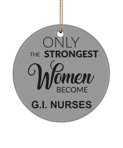 Gi Nurse Gift, Gastro Nurse, Endo Nurse, Endoscopy Nurse, Gastroenterologist, Colonoscopy Endoscopy Rn, G.I Nurses Christmas Ornament