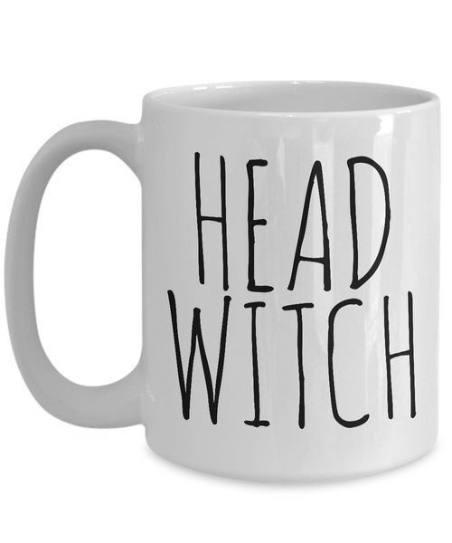 Head Witch Cauldron Mug Funny Halloween Ceramic Coffee Cup Gifts for Witches-Cute But Rude