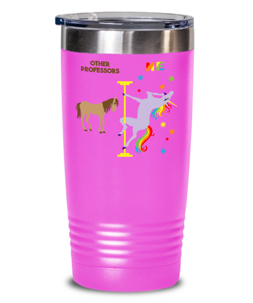 Gift For Professor Rainbow Unicorn Mug Cute Insulated Drink Tumbler Travel Coffee Cup