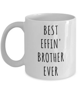 Best Brother Ever Black Coffee Mug