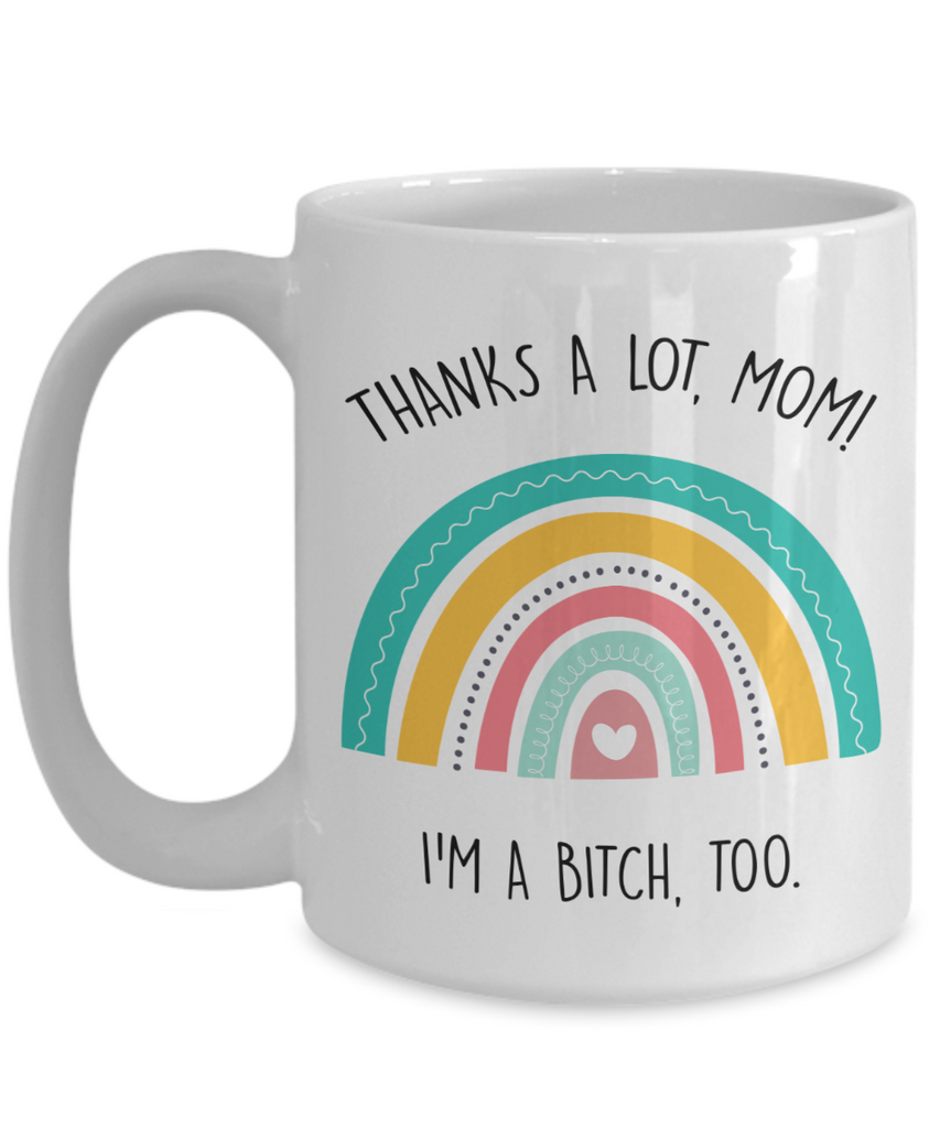 Funny Mothers Day Mugs, Mothers Day Gift from Daughter, Funn