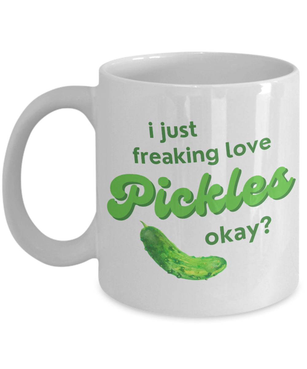 Pickle Mug, Funny Pickle Cup, Pickles, Pickle Gifts, Gift Exchange Idea