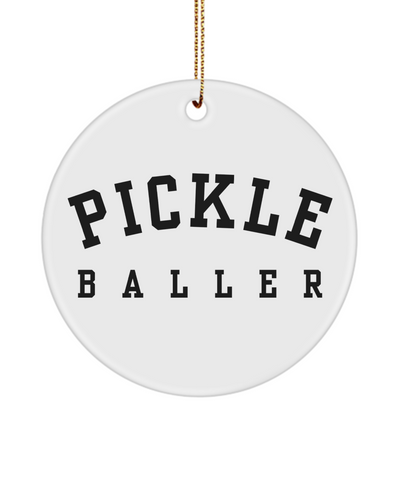 Pickleball Ornament, Pickleball Gag Gift for Men & Women, Funny Pickleball Gift, Pickleball Gifts, Pickleball Kitchen, Dink Ornament, Christmas Ornament