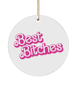 Best Friend Ornament, Friend Ornament, Bestie Ornament, Friends Ornament, Best Bitches, Friendship Ornament, Sister Ornament, Ornament Exchange