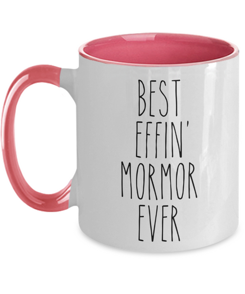 Gift For Mormor Best Effin' Mormor Ever Mug Two-Tone Coffee Cup Funny Coworker Gifts