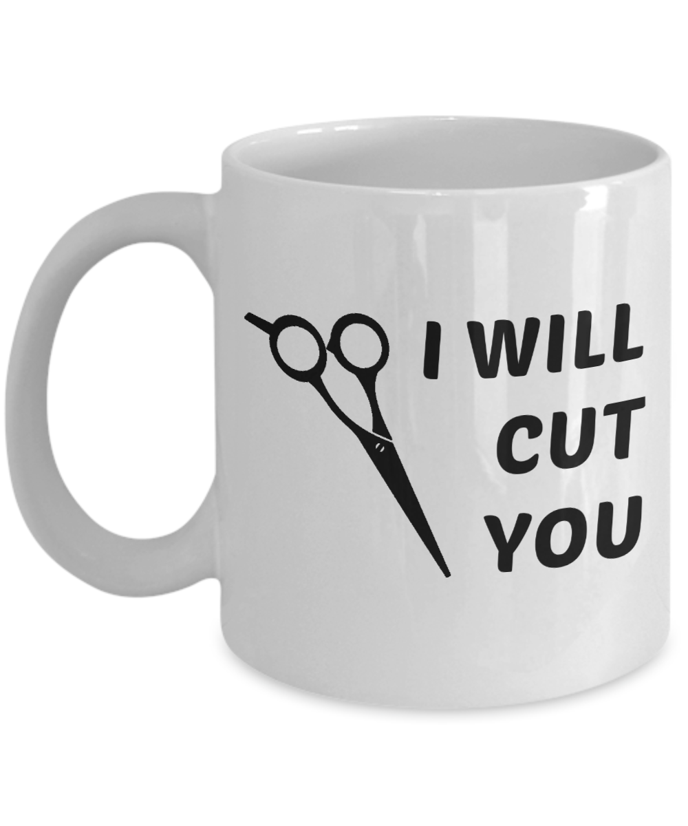 Funny Hairdresser Gifts for Men & Women Hair Stylist Mug Beauty School Graduation Coffee Cup-Cute But Rude