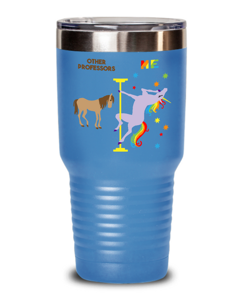 Gift For Professor Rainbow Unicorn Mug Cute Insulated Drink Tumbler Travel Coffee Cup