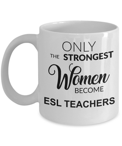 ESL Teacher, Esl Gifts, Back to School, English Teacher Gift, ESL Mug Coffee Cup Gift for Women