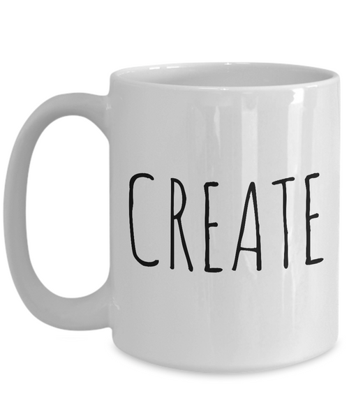 Create Mug - Artistic Coffee Mugs - Gifts for Artists-Cute But Rude