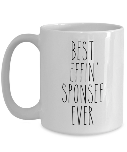 Gift For Sponsee Best Effin' Sponsee Ever Mug Coffee Cup Funny Coworker Gifts