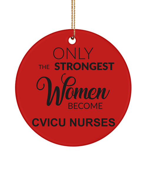 CVICU Nurse Gift, Cardiac Nurse, Cardiology, Cardiologist, CVICU Mug, Cvicu Gifts for Women, Cvicu Nurses Christmas Tree Ornament