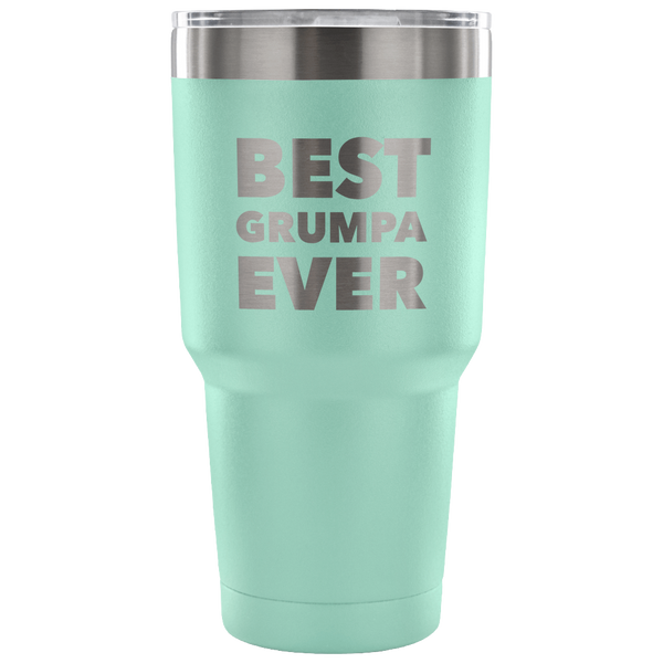 Best Grumpa Ever Tumbler Metal Mug Double Wall Vacuum Insulated Hot & Cold Travel Cup 30oz BPA Free-Cute But Rude