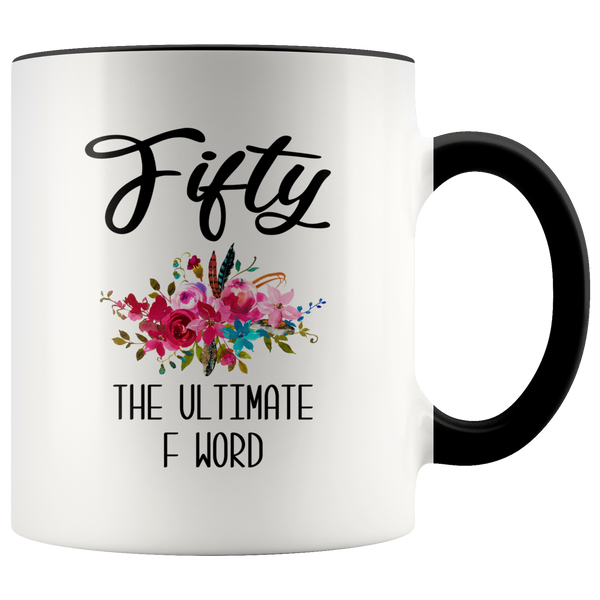 Funny 50th Birthday Gift for Women 50th Birthday Party Ideas for Her 50 Years Old Mug Turning 50 Midlife Coffee Cup