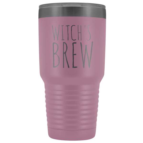 Witch's Brew Tumbler Funny Fall Halloween Gifts for Friends Metal Mug Insulated Hot Cold Travel Coffee Cup 30oz BPA Free