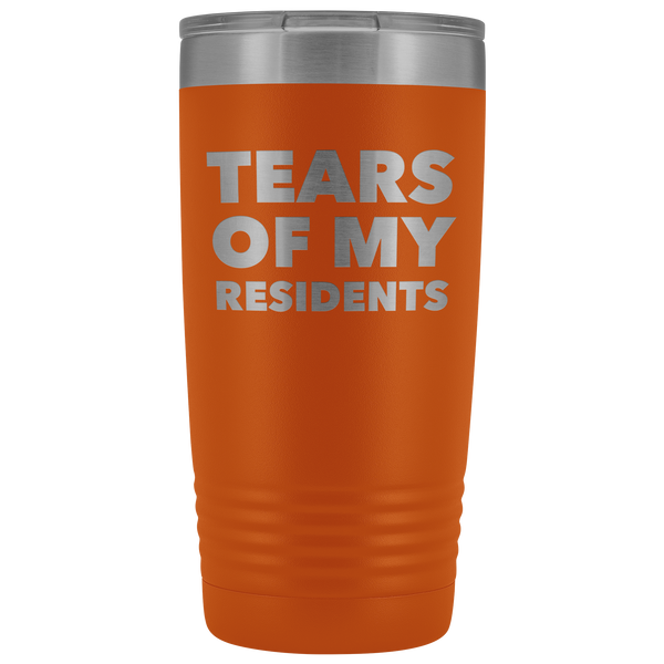 Tears of My Residents Tumbler Doctor Mug Metal Insulated Hot Cold Travel Coffee Cup 20oz BPA Free