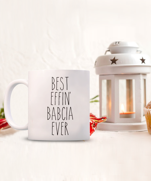 Polish Babcia Gifts, Babcia Mug, Babcia Gift, Gift From Grandkids, Best Effin Babcia Ever Coffee Cup