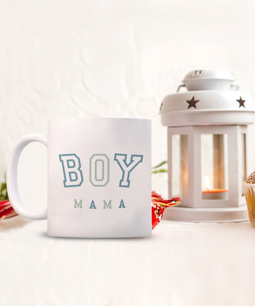 Boy Mama Mug, Mom of Boys, Expectant Mom Gift, Maternity Mug, Mother's Day Gift, Pregnancy Gift, To Mom From Son, Baby Shower Coffee Cup