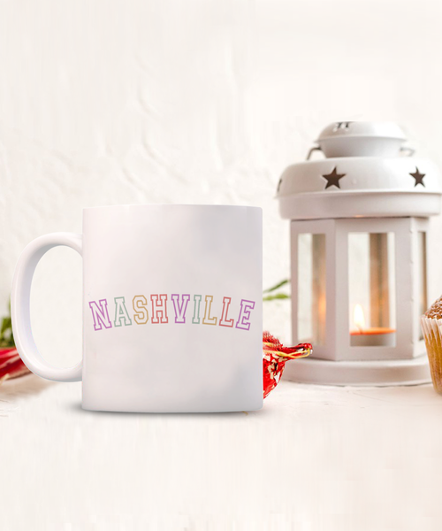 Nashville Mug, Nashville Gift, Nashville Coffee Cup, Nashville Decor, Nashville Girls Trip